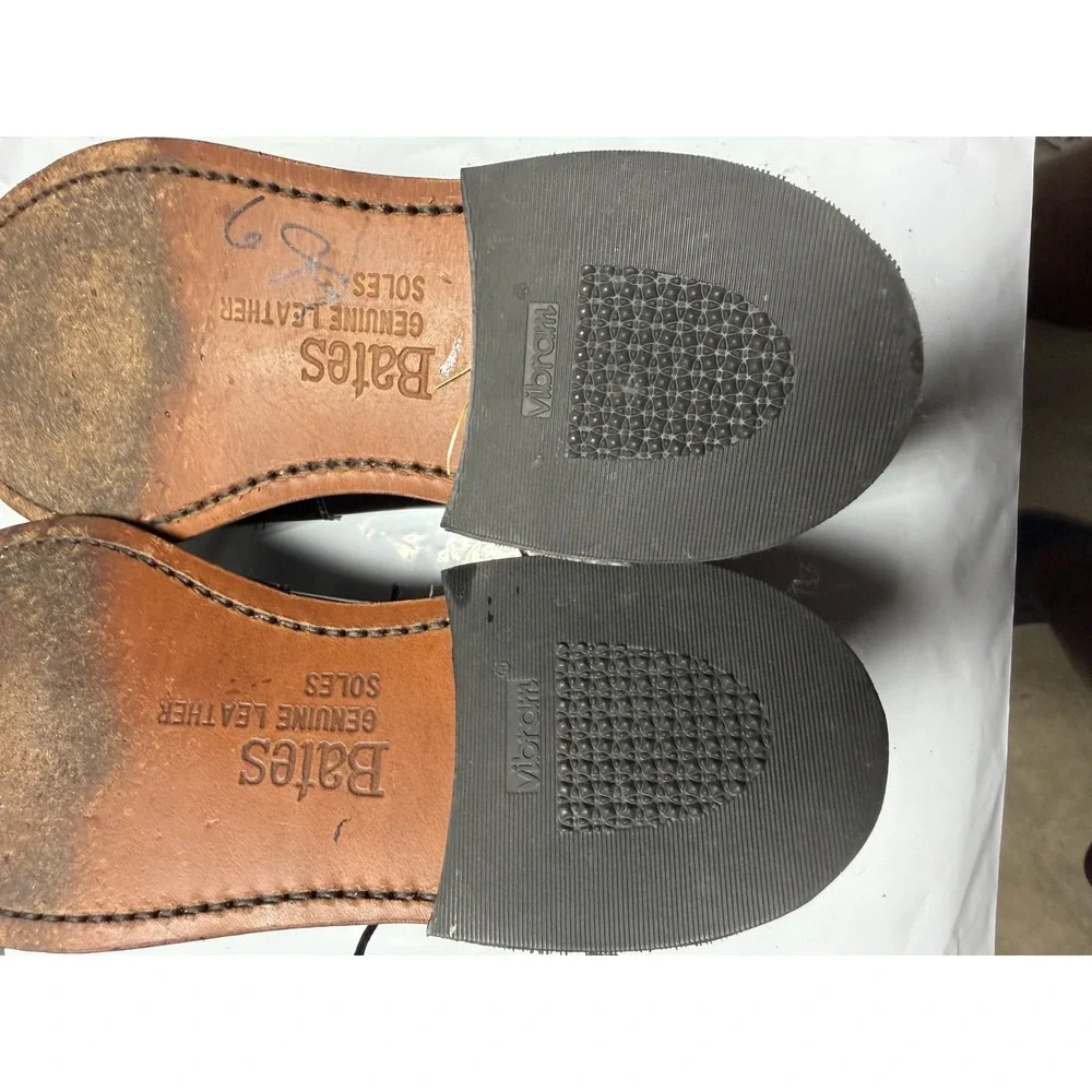 Authentic US Army High Gloss Oxford Shoes Bates or‎ Capps Dress Shoe Size -7.5 E